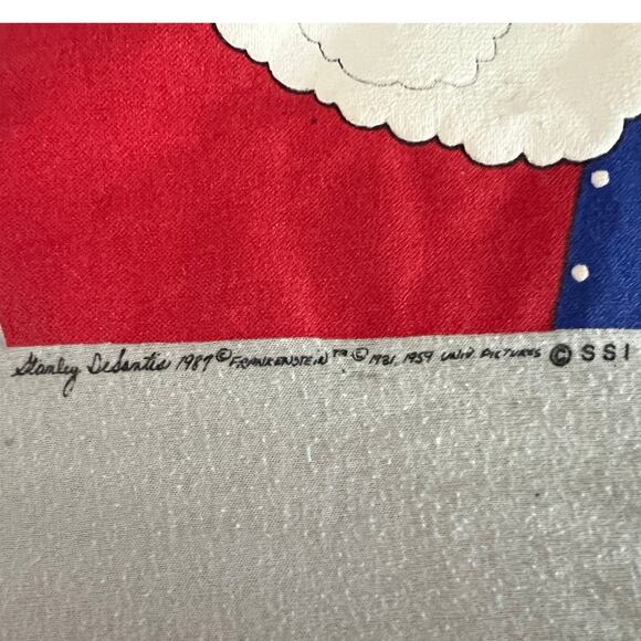 Vintage Stanley Desantis 1987 Frankenstein Bah-Humbug T Shirt Size Medium - Picture 4 of 13